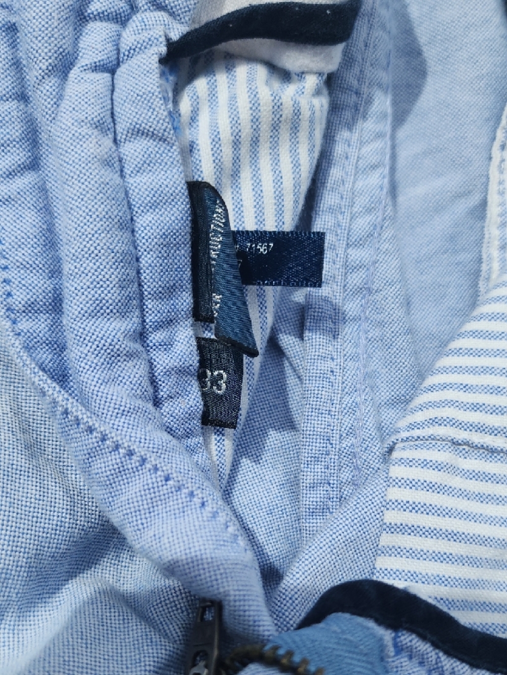 Polo Ralph Lauren Light Blue Flat-Front Cotton Shorts - Picture 5 of 5